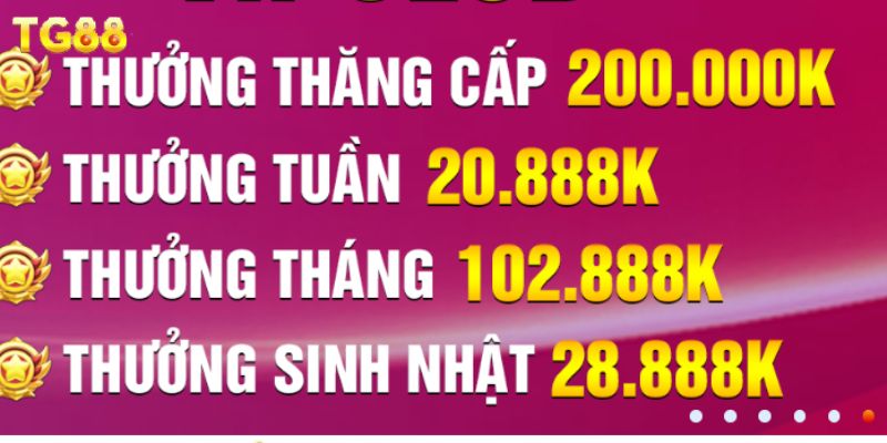 Liên tục cập nhật các khuyến mãi khủng từ TG88